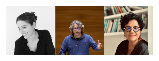 De Izquierda a derecha: María Azkarate, Dani López y Silvia Saldaña